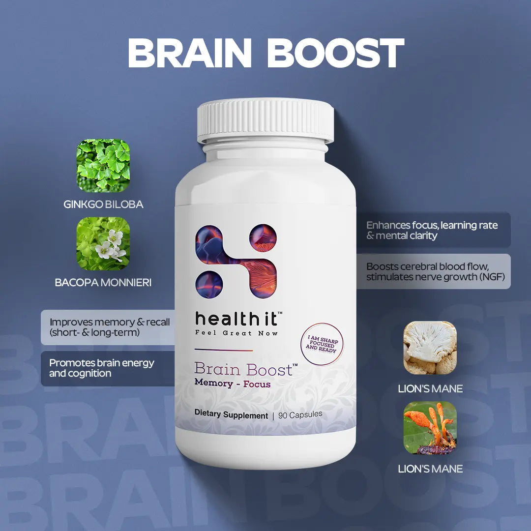 Brain Boost™ – Focus & Cognitive Support Health It