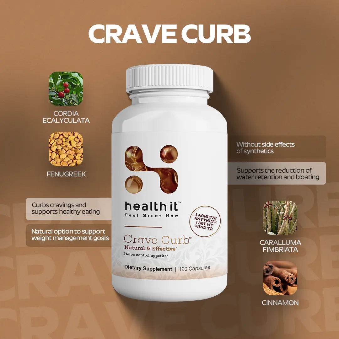 Crave Curb™ – Botanical Blend for Appetite & Wellness Support Health It