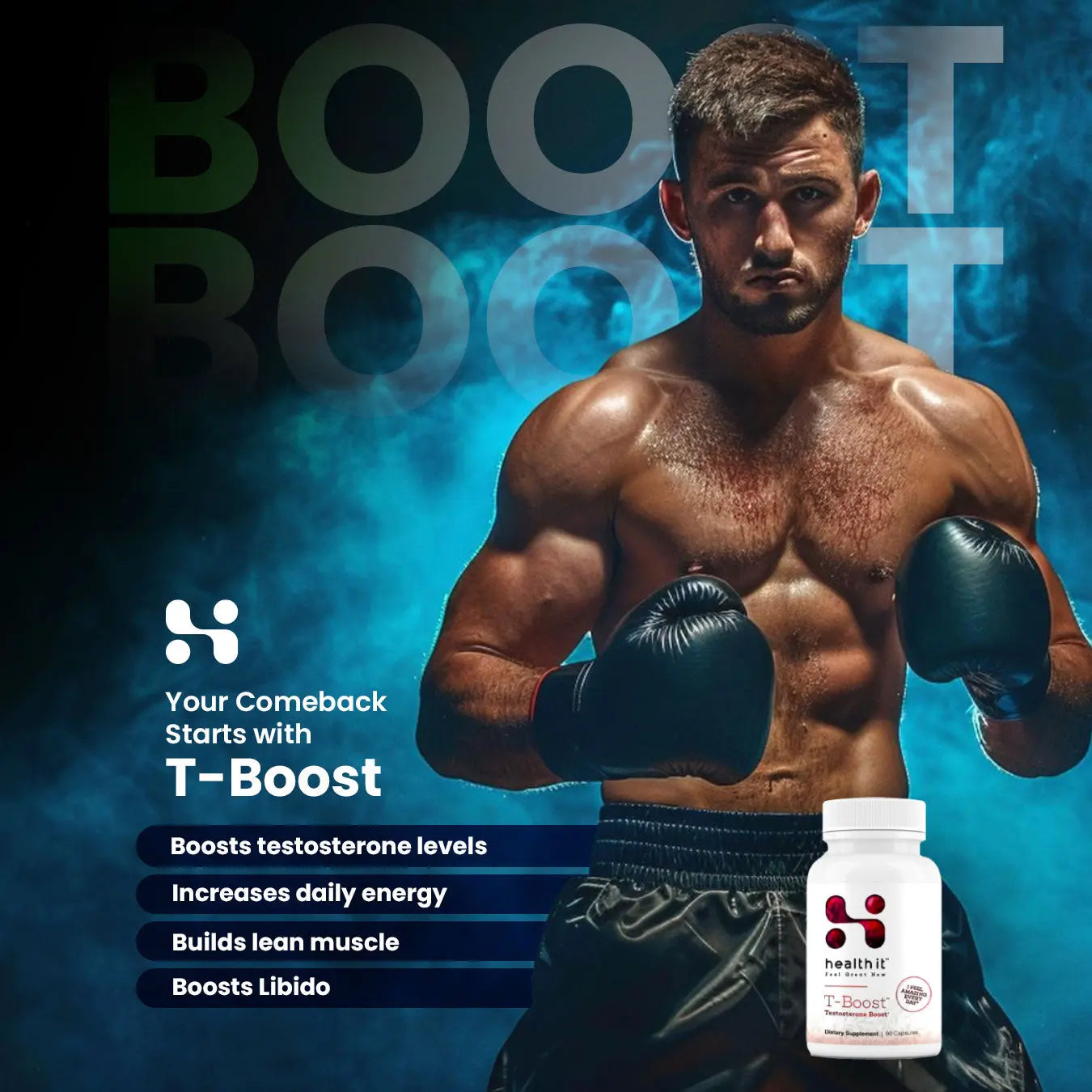 T-Boost™ – Men’s Vitality & Performance Support Health It