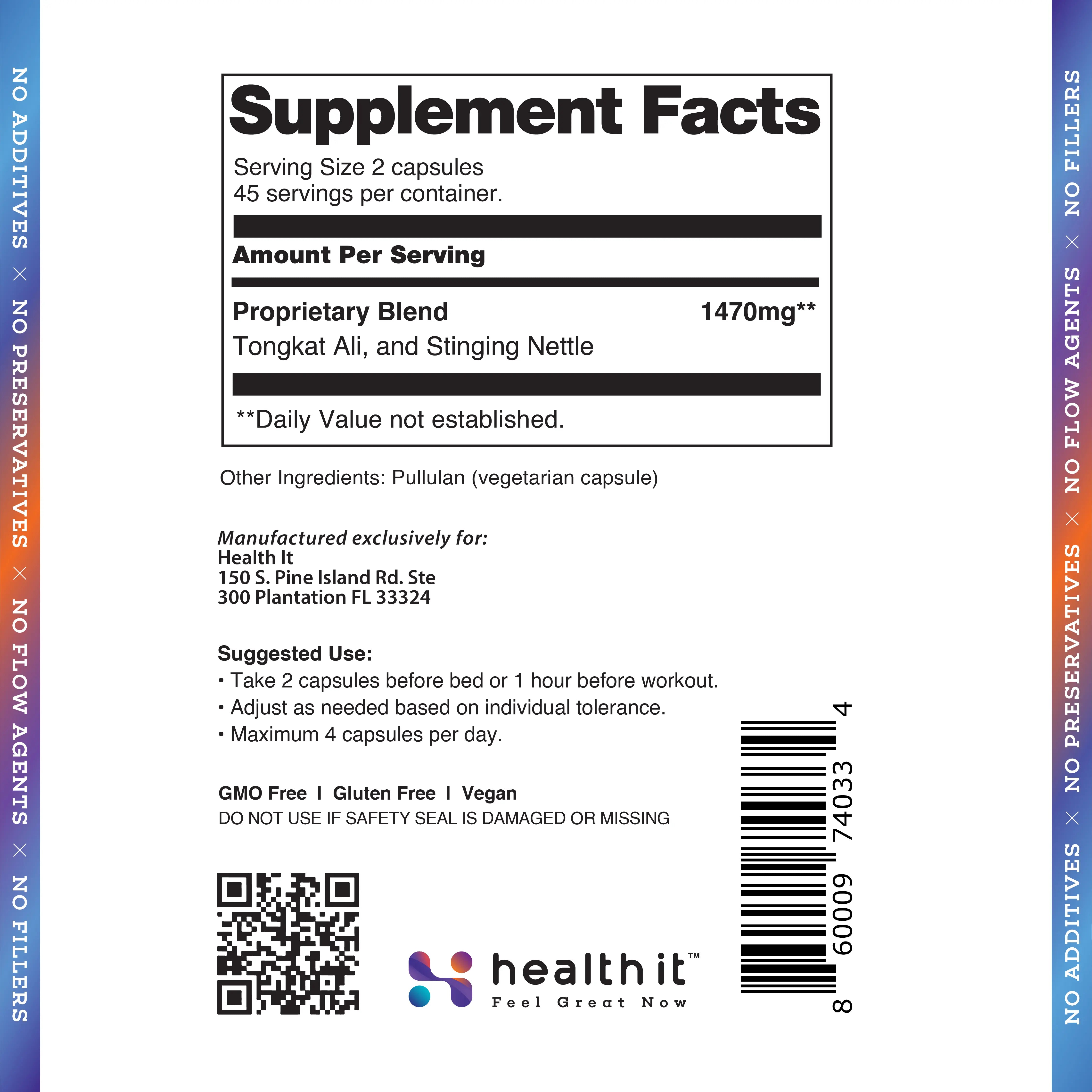 T-Boost™ – Men’s Vitality & Performance Support Health It